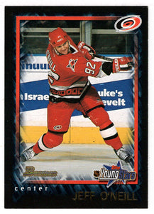 Jeff O'Neill - Carolina Hurricanes (NHL Hockey Card) 2001-02 Bowman Youngstars # 77 Mint