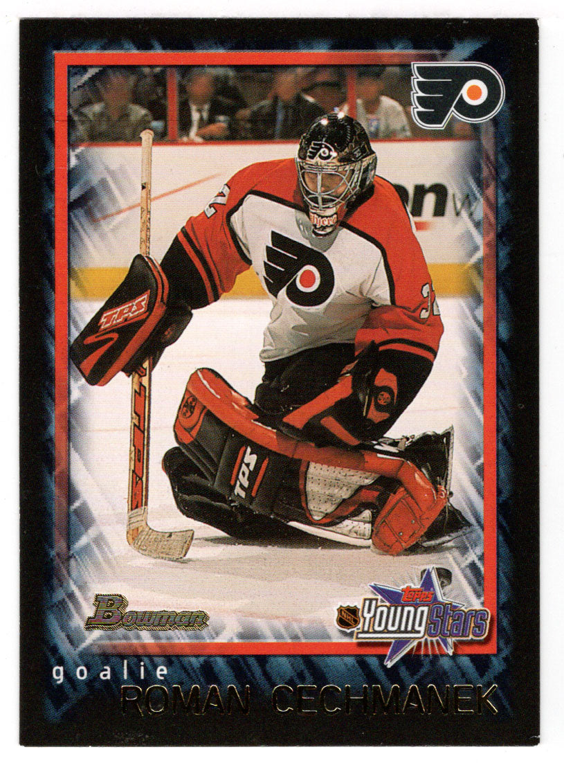 Roman Cechmanek - Philadelphia Flyers (NHL Hockey Card) 2001-02 Bowman Youngstars # 98 Mint
