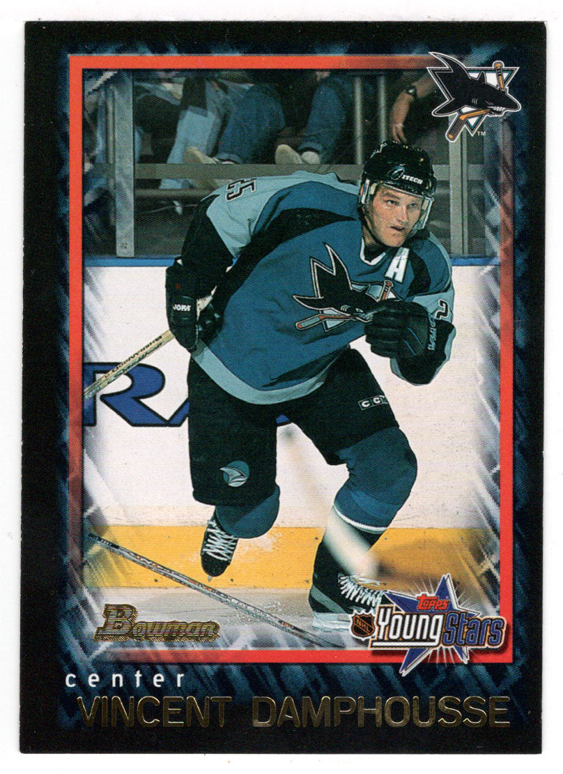 Vincent Damphousse - San Jose Sharks (NHL Hockey Card) 2001-02 Bowman Youngstars # 104 Mint
