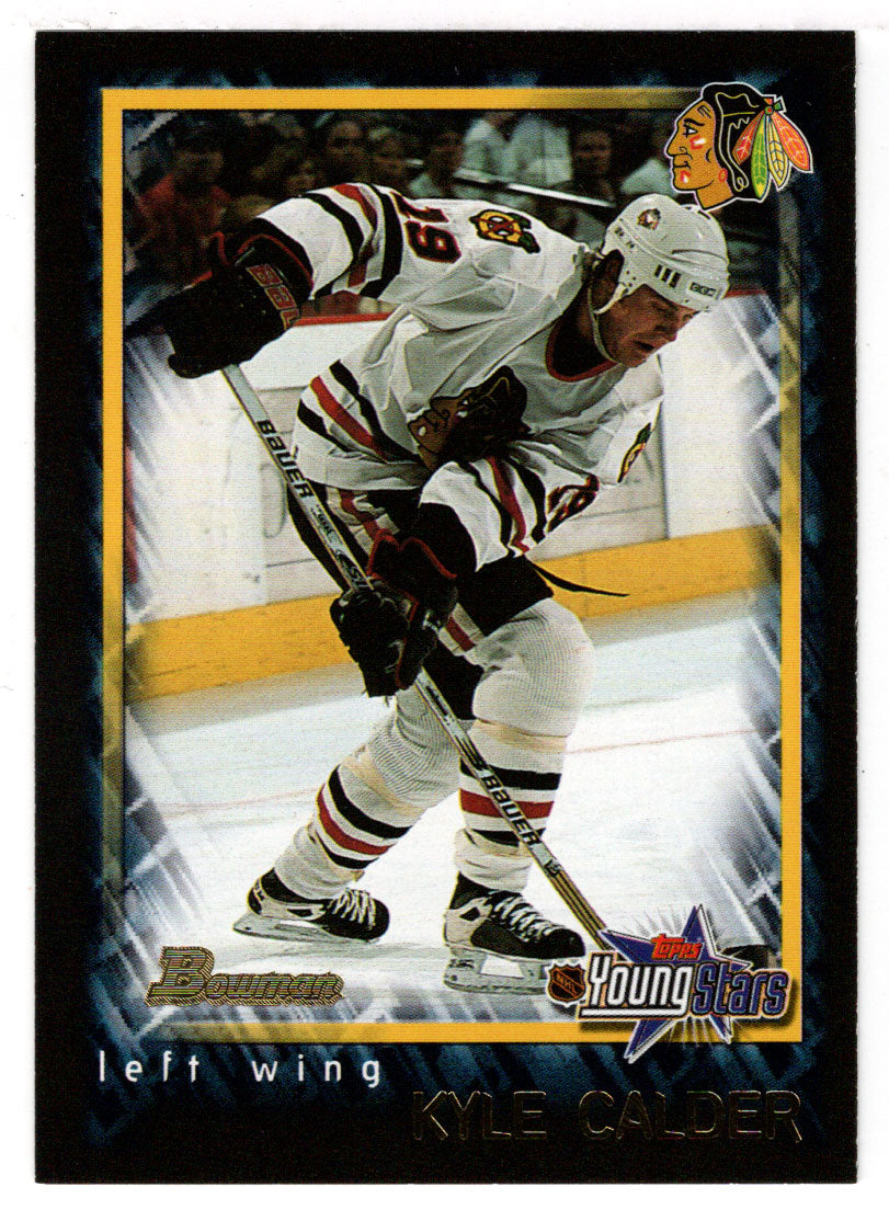 Kyle Calder - Chicago Blackhawks (NHL Hockey Card) 2001-02 Bowman Youngstars # 149 Mint