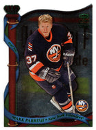 Mark Parrish - New York Islanders (NHL Hockey Card) 2001-02 Pacific Crown Royale Retail Green # 91 Mint