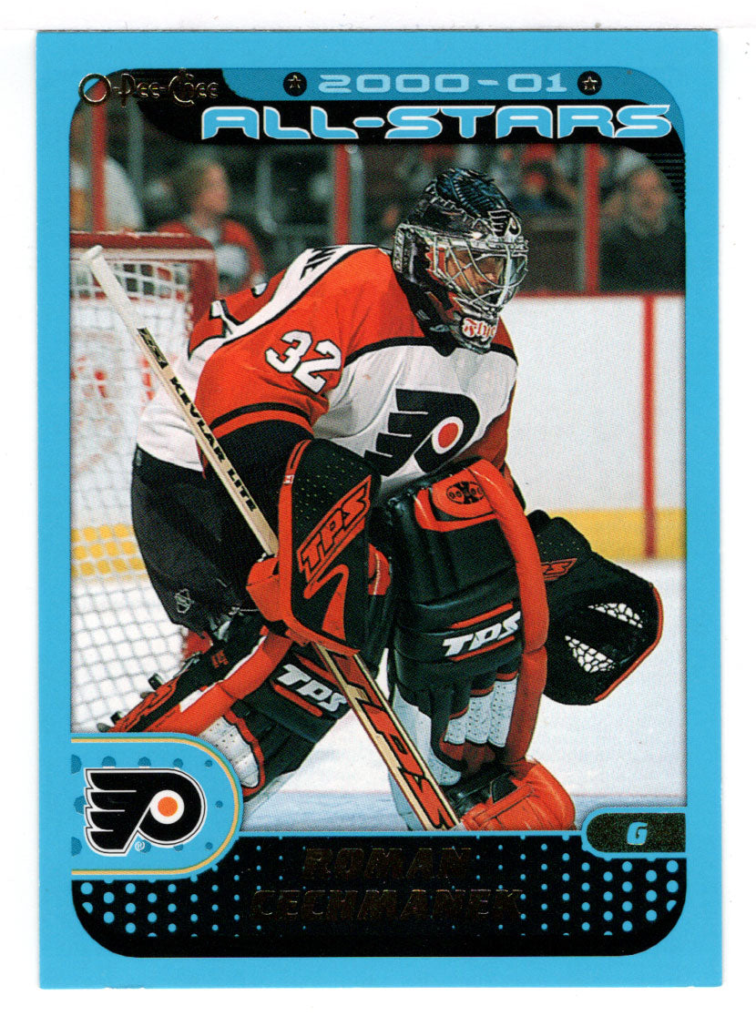 Roman Cechmanek - Philadelphia Flyers - All-Stars (NHL Hockey Card) 2001-02 O-Pee-Chee # 315 Mint