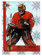 Jocelyn Thibault - Chicago Blackhawks (NHL Hockey Card) 2001-02 Pacific Heads Up # 20 Mint