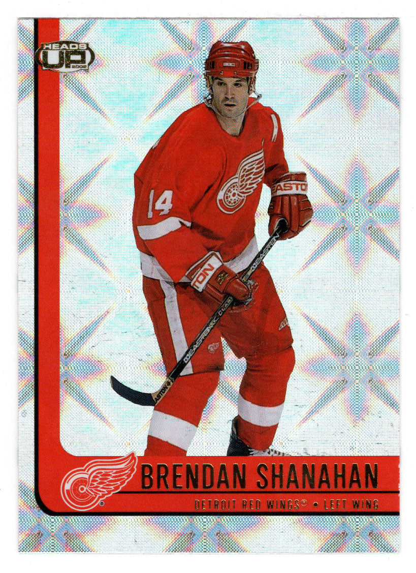 Brendan Shanahan - Detroit Red Wings (NHL Hockey Card) 2001-02 Pacific Heads Up # 38 Mint