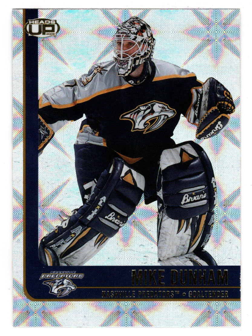 Mike Dunham - Nashville Predators (NHL Hockey Card) 2001-02 Pacific Heads Up # 53 Mint