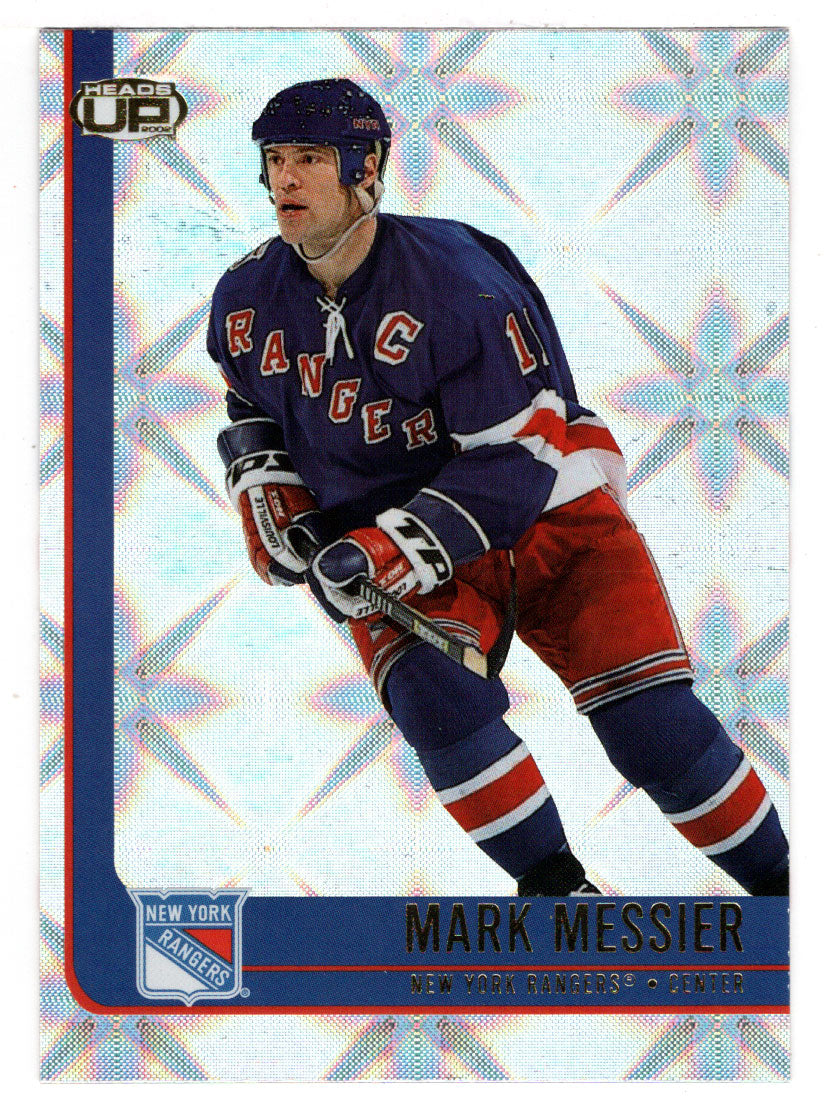 Mark Messier - New York Ranger (NHL Hockey Card) 2001-02 Pacific Heads Up # 65 Mint