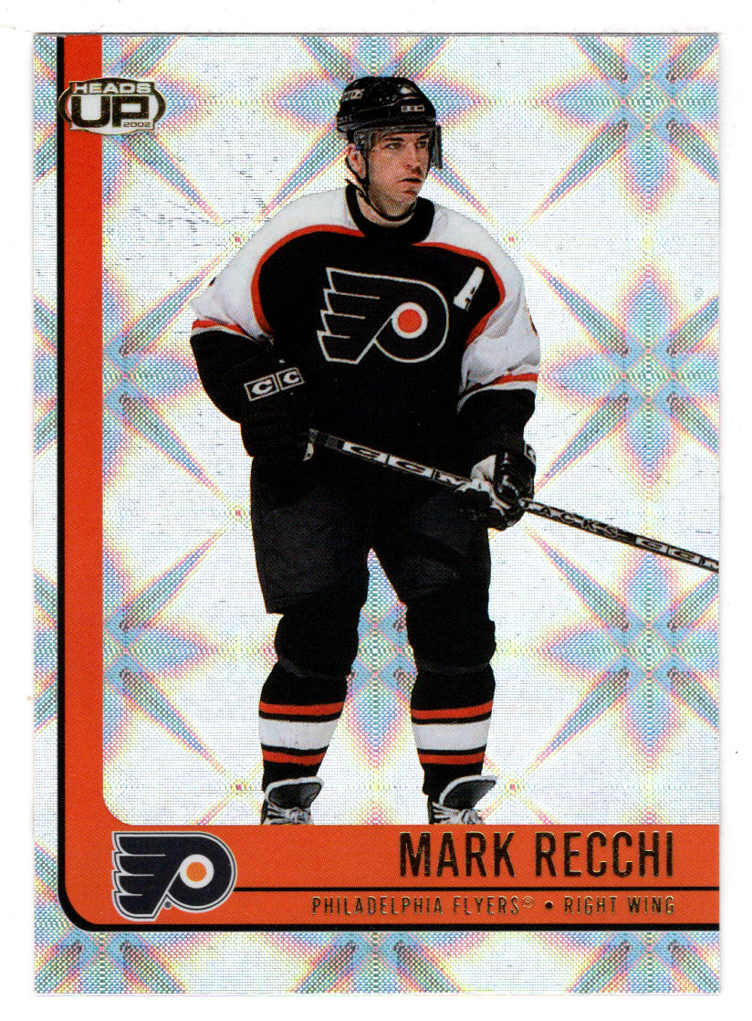 Mark Recchi - Philadelphia Flyers (NHL Hockey Card) 2001-02 Pacific Heads Up # 73 Mint