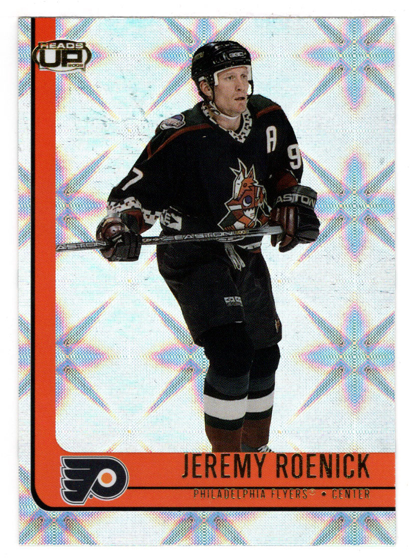 Jeremy Roenick - Philadelphia Flyers (NHL Hockey Card) 2001-02 Pacific Heads Up # 74 Mint