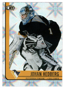 Johan Hedberg - Pittsburgh Penguins (NHL Hockey Card) 2001-02 Pacific Heads Up # 76 Mint