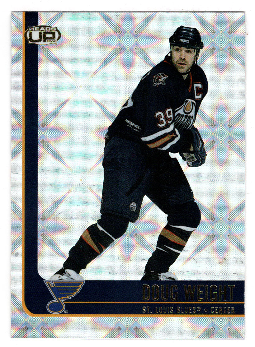 Doug Weight - St. Louis Blues (NHL Hockey Card) 2001-02 Pacific Heads Up # 82 Mint
