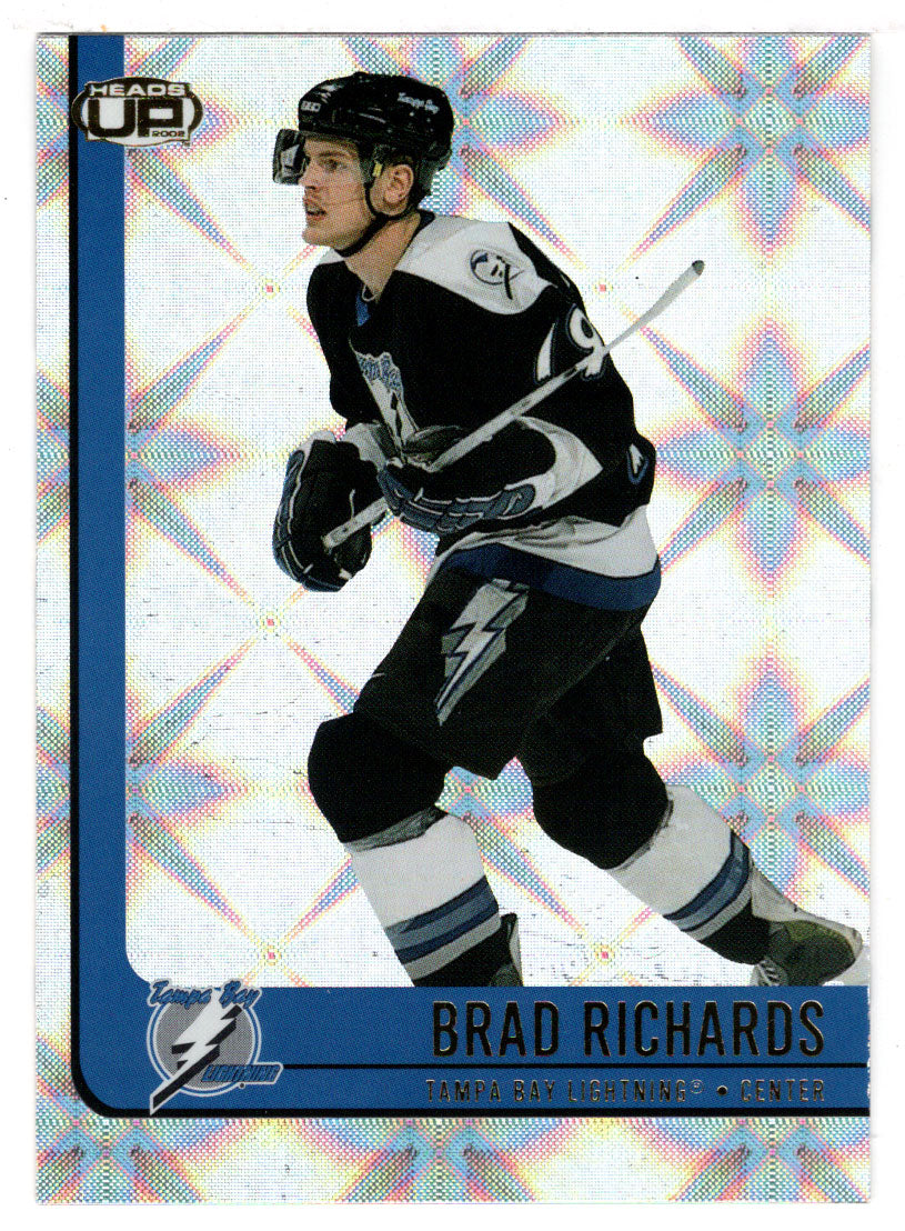Brad Richards - Tampa Bay Lightning (NHL Hockey Card) 2001-02 Pacific Heads Up # 88 Mint