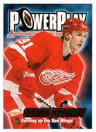 Sergei Fedorov - Detroit Red Wings (NHL Hockey Card) 2001-02 Pacific Atomic Power Play # 12 Mint