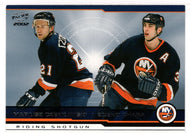 Mariusz Czerkawski - Zdeno Chara - New York Islanders (NHL Hockey Card) 2001-02 Pacific # 415 Mint