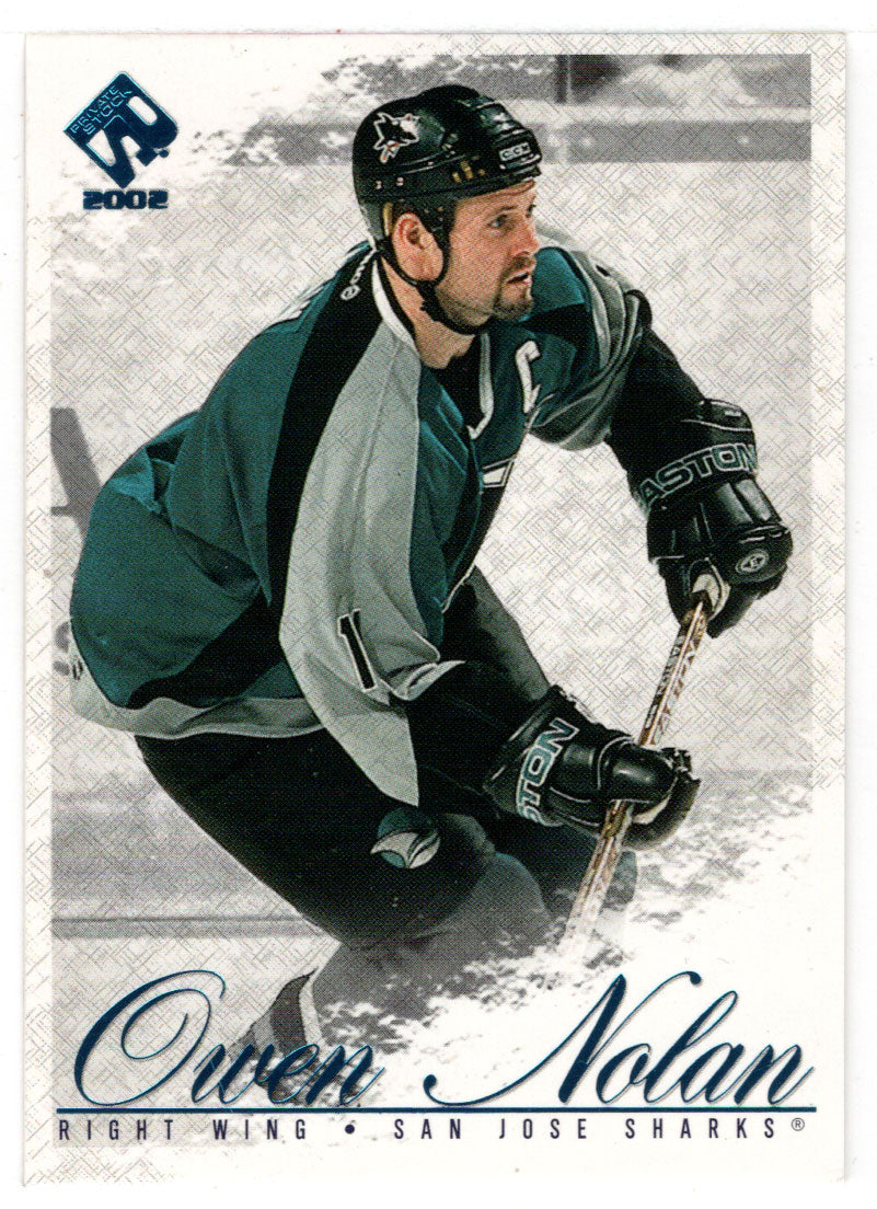 Owen Nolan - San Jose Sharks (NHL Hockey Card) 2001-02 Pacific Private Stock # 86 Mint