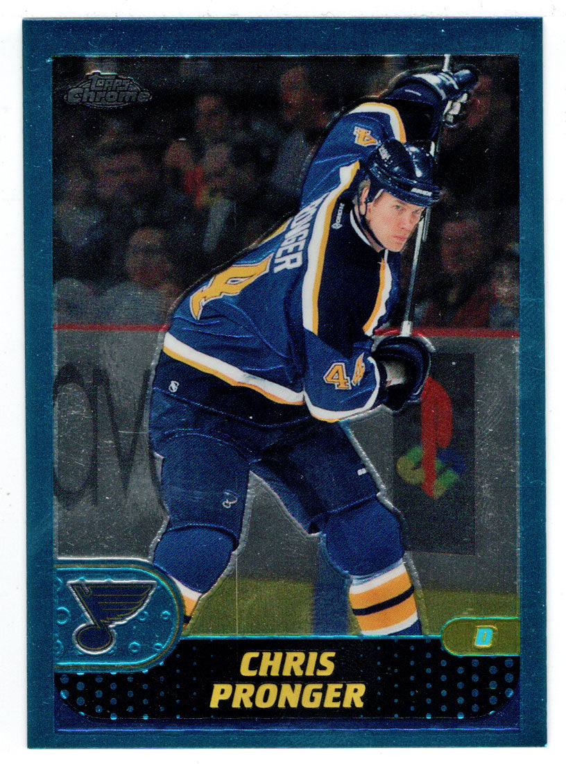 Chris Pronger - St. Louis Blues (NHL Hockey Card) 2001-02 Topps Chrome # 16 Mint