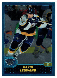 David Legwand - Nashville Predators (NHL Hockey Card) 2001-02 Topps Chrome # 20 Mint