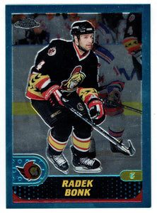 Radek Bonk - Ottawa Senators (NHL Hockey Card) 2001-02 Topps Chrome # 36 Mint