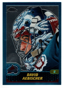 David Aebischer - Colorado Avalanche (NHL Hockey Card) 2001-02 Topps Chrome # 46 Mint