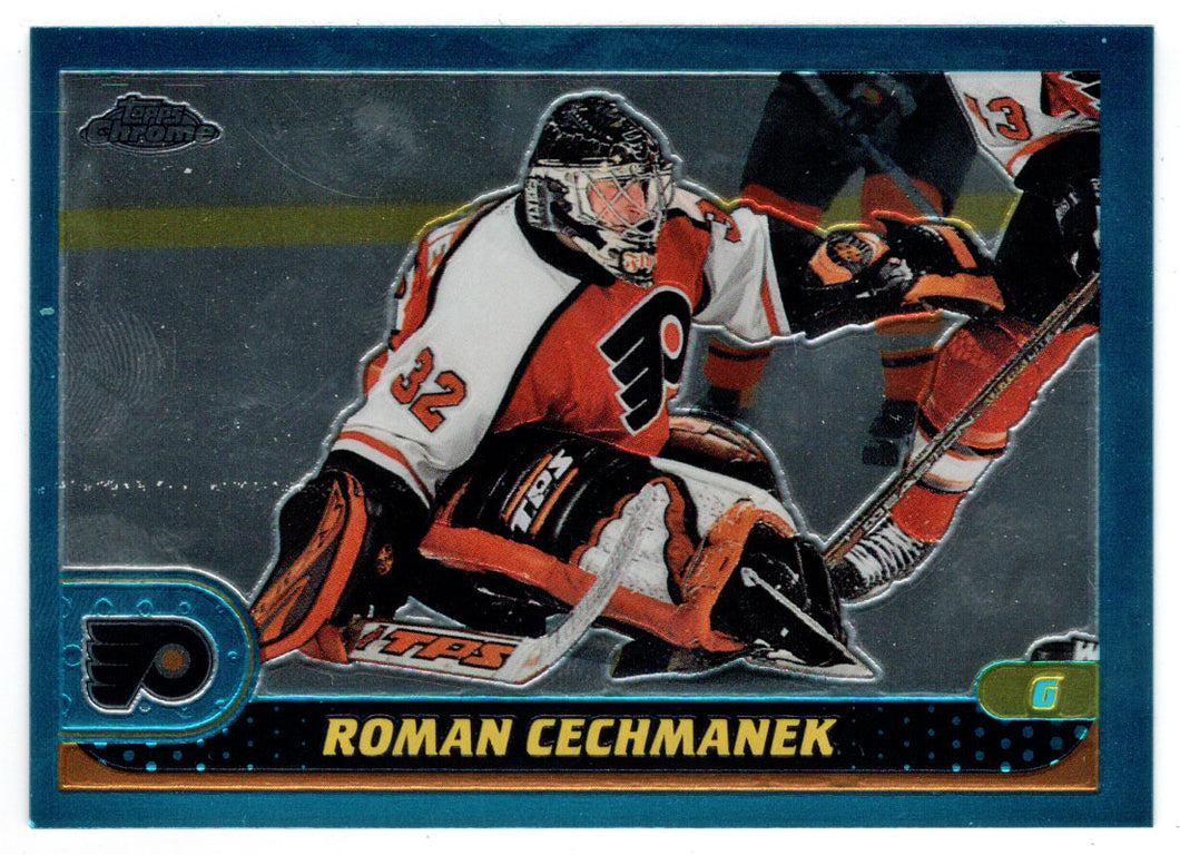 Roman Cechmanek - Philadelphia Flyers (NHL Hockey Card) 2001-02 Topps Chrome # 59 Mint