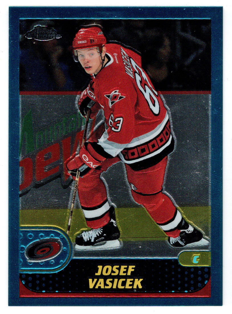 Josef Vasicek - Carolina Hurricanes (NHL Hockey Card) 2001-02 Topps Chrome # 76 Mint