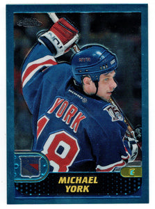 Michael York - New York Rangers (NHL Hockey Card) 2001-02 Topps Chrome # 92 Mint