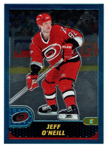 Jeff O'Neill - Carolina Hurricanes (NHL Hockey Card) 2001-02 Topps Chrome # 107 Mint