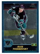 Oleg Tverdovsky - Anaheim Ducks (NHL Hockey Card) 2001-02 Topps Chrome # 111 Mint