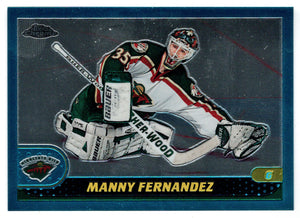 Manny Fernandez - Minnesota Wild (NHL Hockey Card) 2001-02 Topps Chrome # 120 Mint