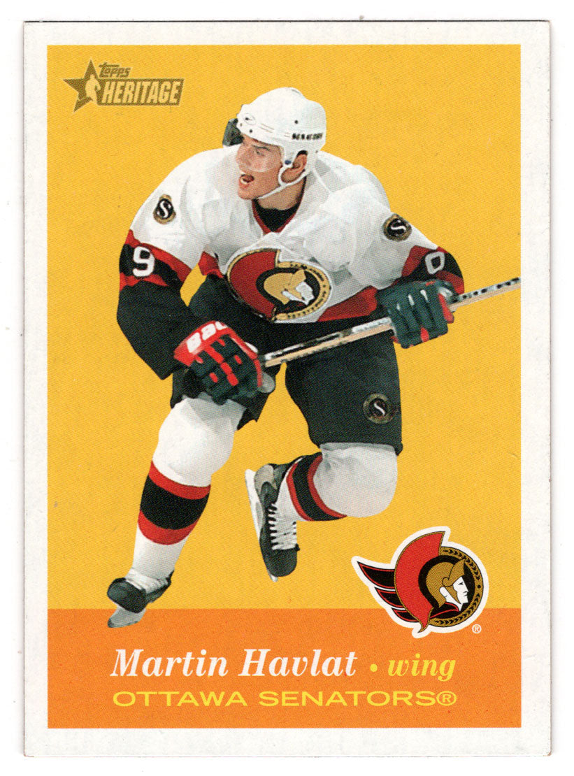 Martin Havlat - Ottawa Senators (NHL Hockey Card) 2001-02 Topps Heritage # 43 Mint