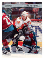 Jarome Iginla - Calgary Flames (NHL Hockey Card) 2001-02 Topps Stadium Club # 31 Mint