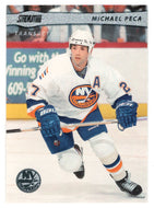 Michael Peca - New York Islanders - Transaction (NHL Hockey Card) 2001-02 Topps Stadium Club # 104 Mint