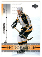 Joe Thornton - Boston Bruins (NHL Hockey Card) 2001-02 Upper Deck Honor Roll # 26 Mint