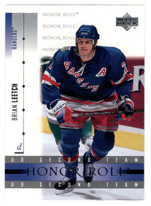 Brian Leetch - New York Rangers (NHL Hockey Card) 2001-02 Upper Deck Honor Roll # 47 Mint