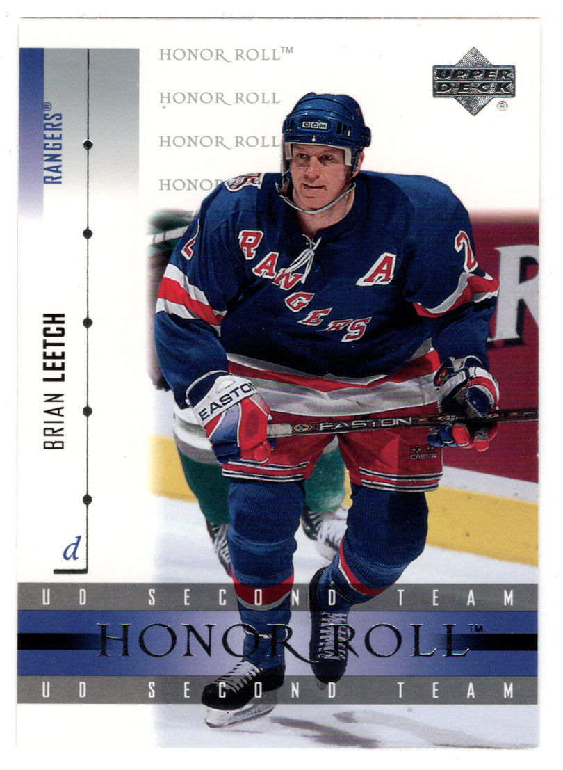 Brian Leetch - New York Rangers (NHL Hockey Card) 2001-02 Upper Deck Honor Roll # 47 Mint