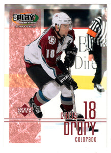 Chris Drury - Colorado Avalanche (NHL Hockey Card) 2001-02 Upper Deck Playmakers # 25 Mint