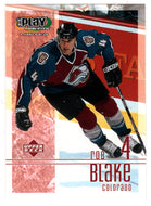 Rob Blake - Colorado Avalanche (NHL Hockey Card) 2001-02 Upper Deck Playmakers # 27 Mint