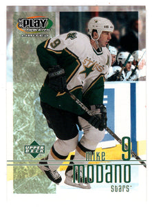 Mike Modano - Dallas Stars (NHL Hockey Card) 2001-02 Upper Deck Playmakers # 33 Mint