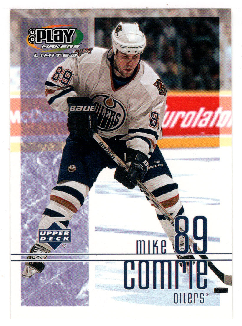 Mike Comrie - Edmonton Oilers (NHL Hockey Card) 2001-02 Upper Deck Playmakers # 39 Mint