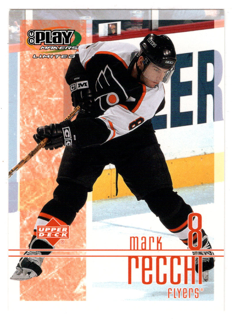 Mark Recchi - Philadelphia Flyers (NHL Hockey Card) 2001-02 Upper Deck Playmakers # 72 Mint