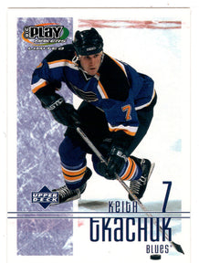 Keith Tkachuk - St. Louis Blues (NHL Hockey Card) 2001-02 Upper Deck Playmakers # 86 Mint