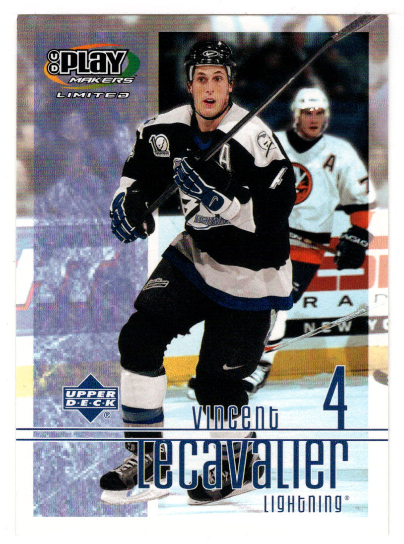 Vincent Lecavalier - Tampa Bay Lightning (NHL Hockey Card) 2001-02 Upper Deck Playmakers # 88 Mint