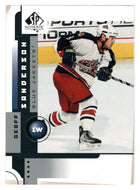 Geoff Sanderson - Columbus Blue Jackets (NHL Hockey Card) 2001-02 Upper Deck SP Authentic # 22 Mint