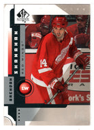 Brendan Shanahan - Detroit Red Wings (NHL Hockey Card) 2001-02 Upper Deck SP Authentic # 31 Mint