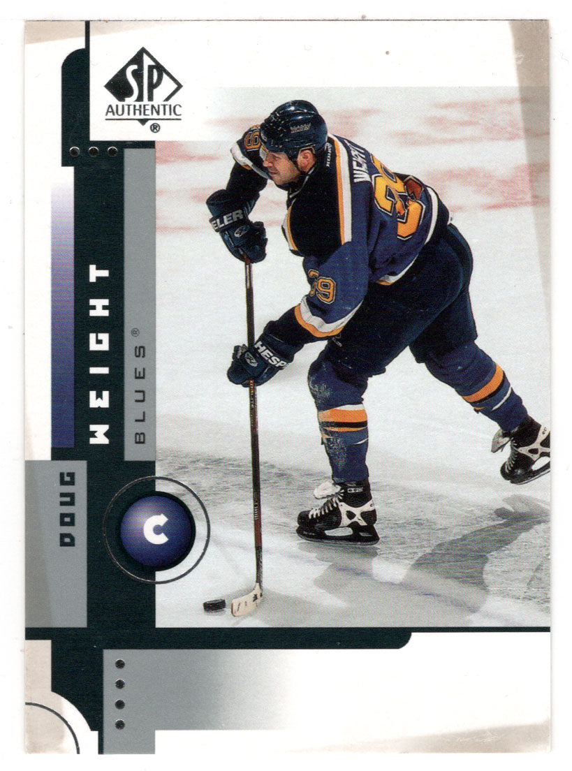 Doug Weight - St. Louis Blues (NHL Hockey Card) 2001-02 Upper Deck SP Authentic # 76 Mint