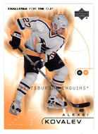 Alexei Kovalev - Pittsburgh Penguins (NHL Hockey Card) 2001-02 Upper Deck Challenge for the Cup # 67 Mint