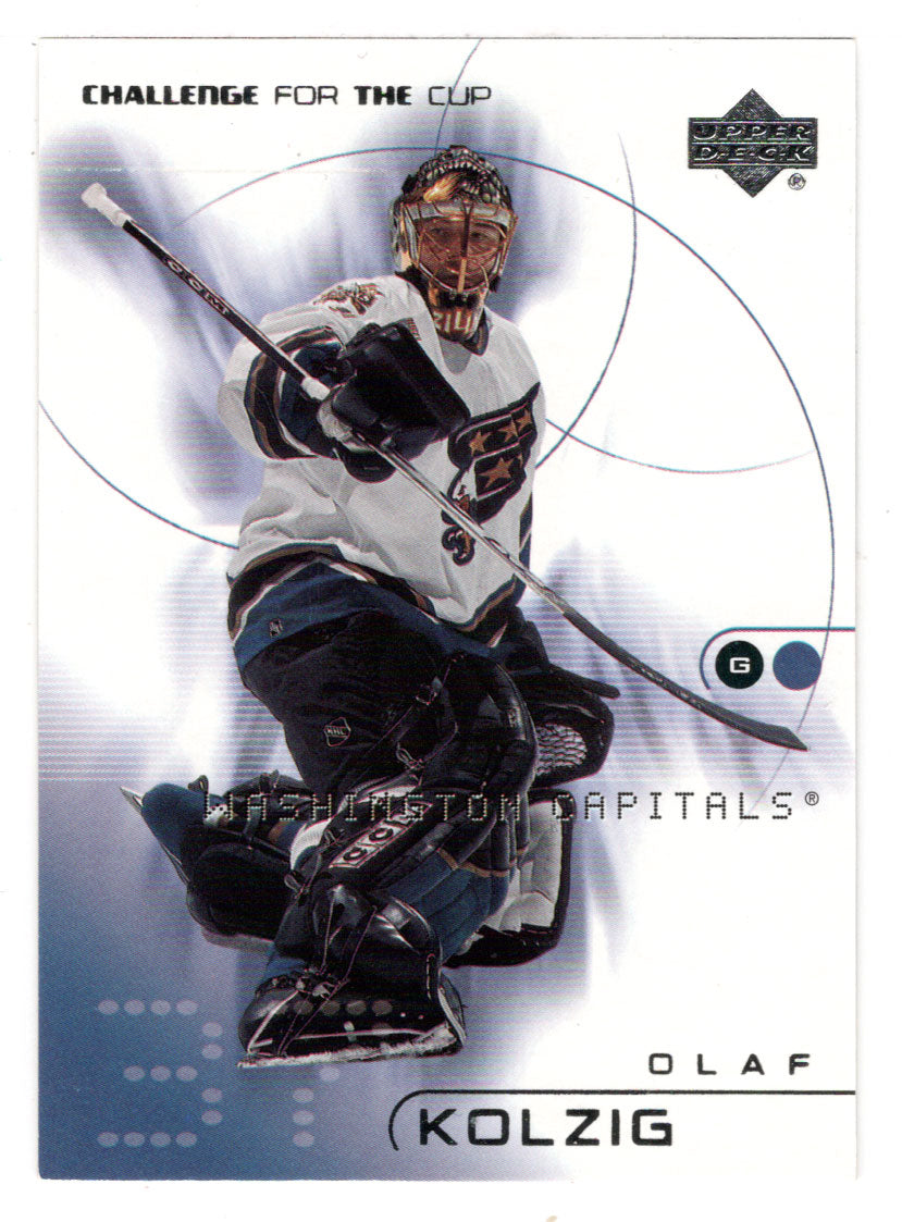 Olaf Kolzig - Washington Capitals (NHL Hockey Card) 2001-02 Upper Deck Challenge for the Cup # 89 Mint