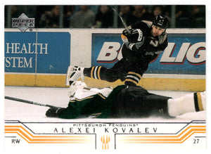 Alex Kovalev - Pittsburgh Penguins (NHL Hockey Card) 2001-02 Upper Deck # 139 Mint