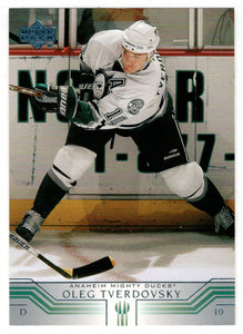 Oleg Tverdovsky - Anaheim Mighty Ducks (NHL Hockey Card) 2001-02 Upper Deck # 232 Mint