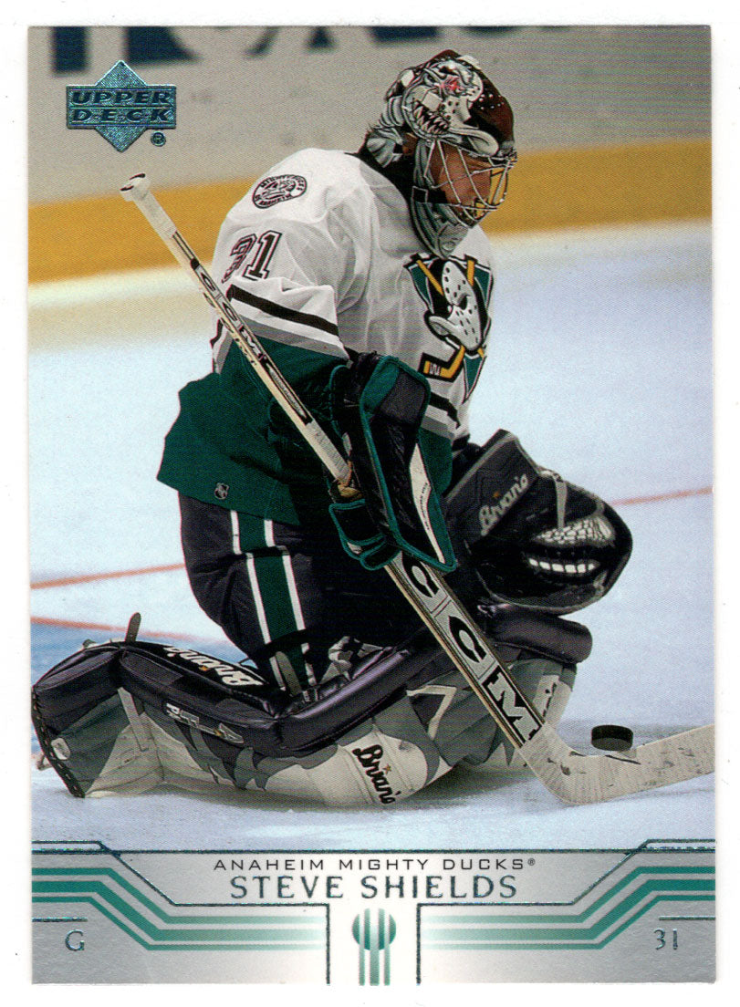 Steve Shields - Anaheim Mighty Ducks (NHL Hockey Card) 2001-02 Upper Deck # 233 Mint