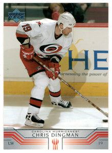 Chris Dingman - Carolina Hurricanes (NHL Hockey Card) 2001-02 Upper Deck # 267 Mint